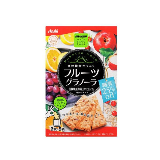 [Asahi][Balance Up Fruit Granola 25% Off Sugar]