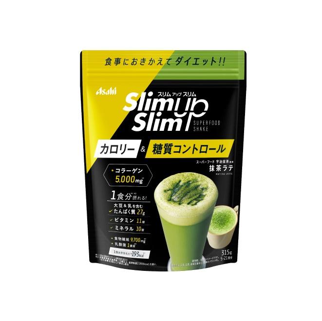 [Asahi][Slim Up Slim Lactic Acid Bacteria + Superfood Shake Matcha Latte]