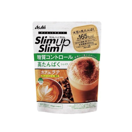 [Asahi][Slim Up Slim Sugar Control High Protein Shake Cafe Latte]