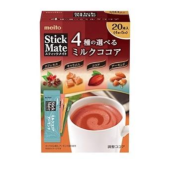 [Meito][Stickmate Milk Cocoa Assortment][20 Sticks]