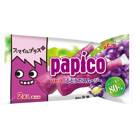 [Glico][Smile Plus Papico Grape Smoothie]