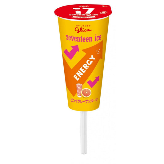 [Glico][Seventeen Ice ENERGY Pink Grapefruit]