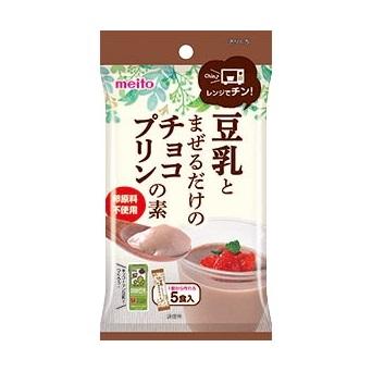 [Meito][Soy Milk Chocolate Pudding][5 Stick]