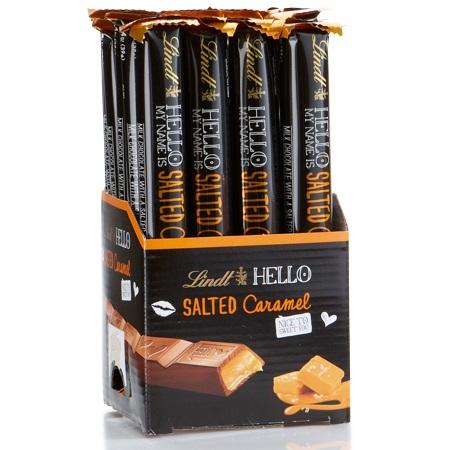 [Lindt][HELLO Stick][Salted Caramel][24 Pieces Case]